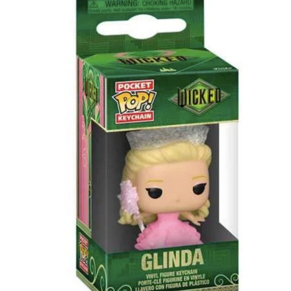 FUNKO POCKET POP KEYCHAINS WICKED MOVIE SET OF 2-GLINDA & ELPHABA NEW - Picture 5 of 7